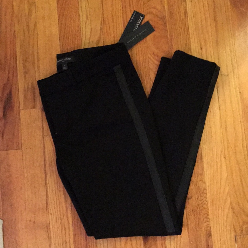 Black sloan pants from Banana Republic